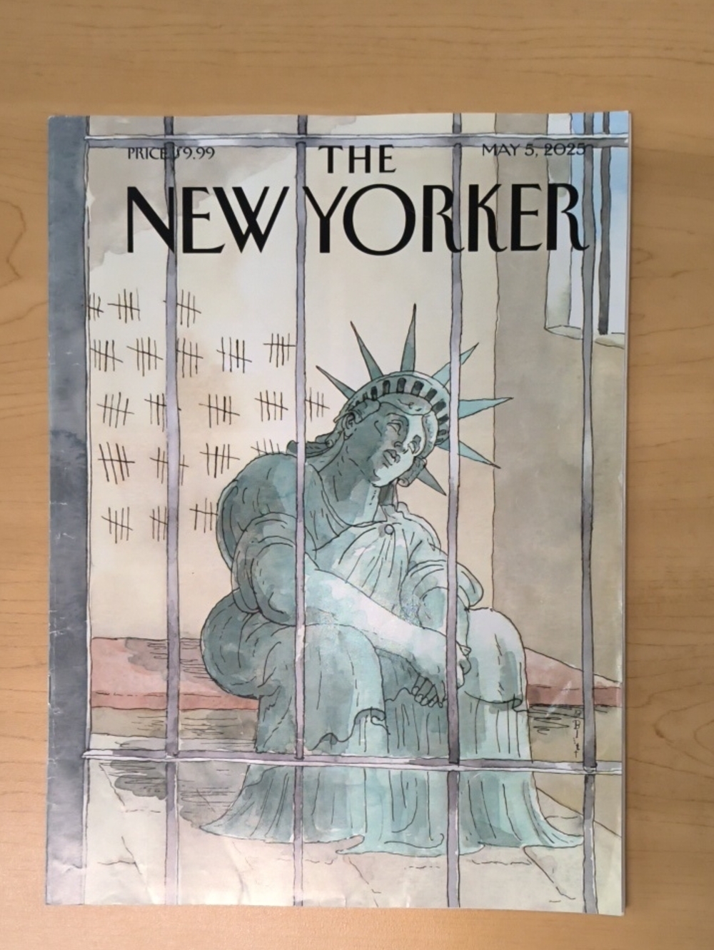 The New Yorker Magazine Barry Blitt’s “The First Hundred Days”: May 5, 2025